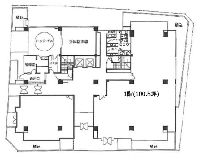 メットライフ柏ビル1F 間取り図