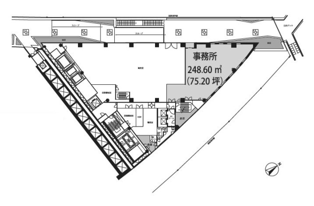 汐留エッジ2F 間取り図