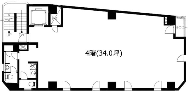 日新横浜ビル4F 間取り図