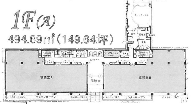 KN渋谷3A 間取り図