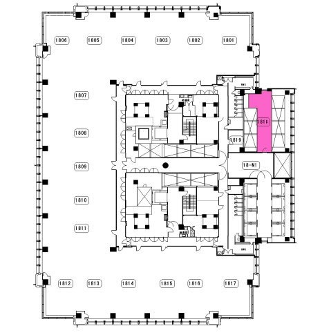 丸の内ビル1818 間取り図