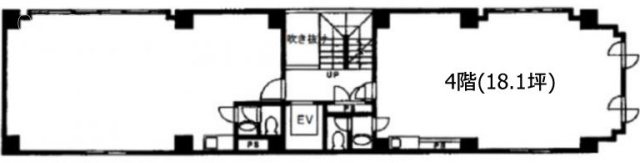 日本橋インテリジェントフラッツ4F 間取り図