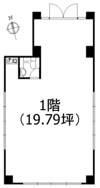 メゾンK1F 間取り図