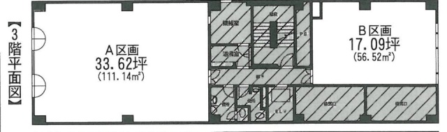 京王新宿三丁目第二ビルA.B 間取り図