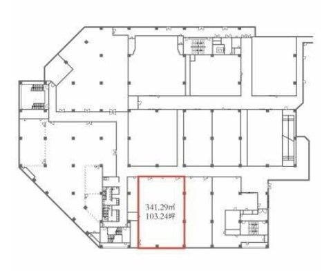 横浜ワールドポーターズ633 間取り図