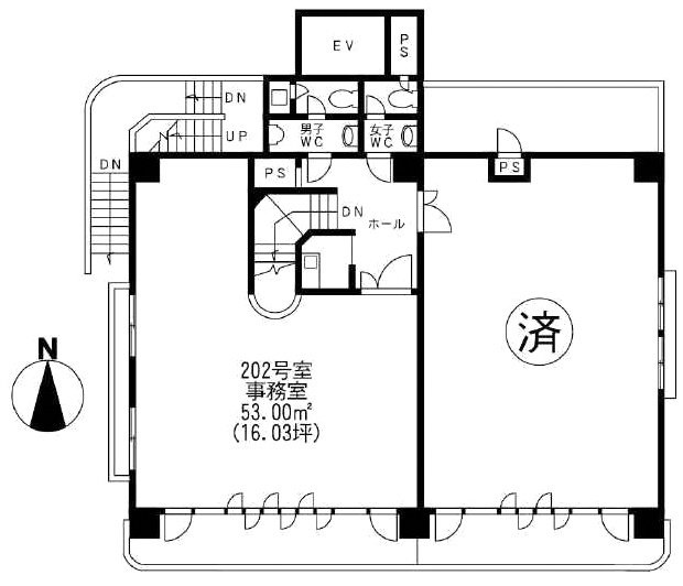 尾上ビル202 間取り図