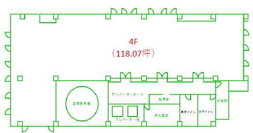 丸多屋ビル4F 間取り図