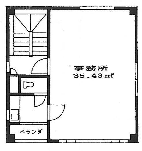川井ビル3F 間取り図