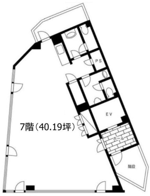 松尾ビル7F 間取り図