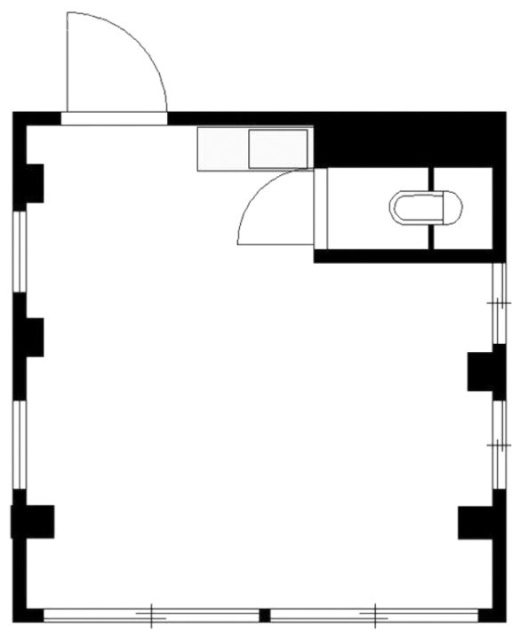 叶ビル4F 間取り図