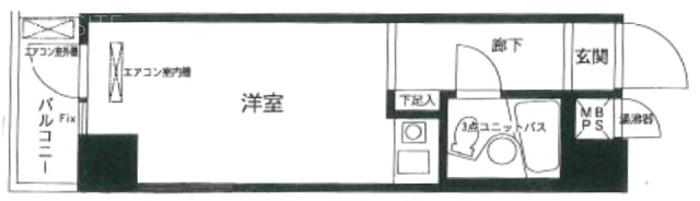 ライオンズマンション秋葉原303 間取り図