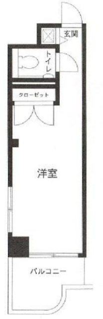 マック銀座801 間取り図