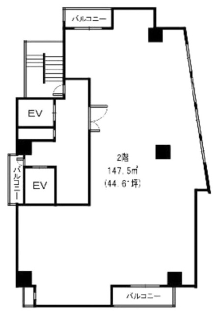 ネオメディトピアビル2F 間取り図