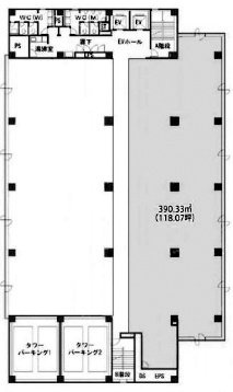 横浜ウエストサイドビル2F 間取り図