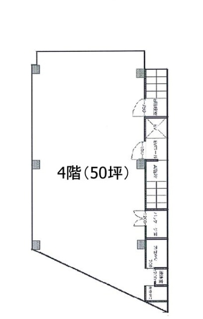 ダイサンビル4F 間取り図