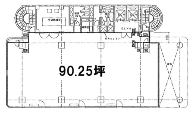 茅場町一丁目ビル2F 間取り図