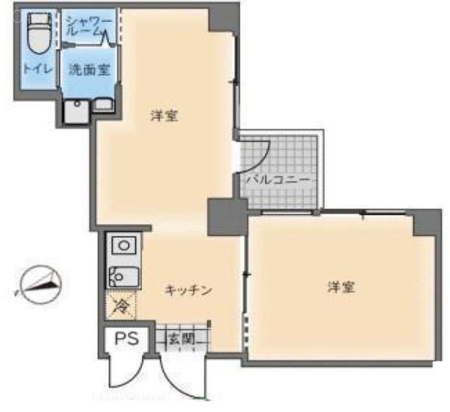 イースタンクロスアキバ402 間取り図