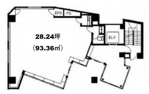 ルート神南1F 間取り図