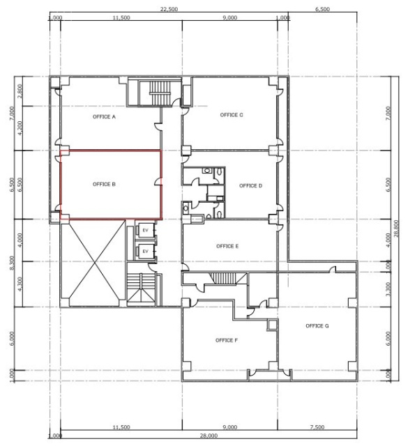 横浜エクセレントⅢB 間取り図