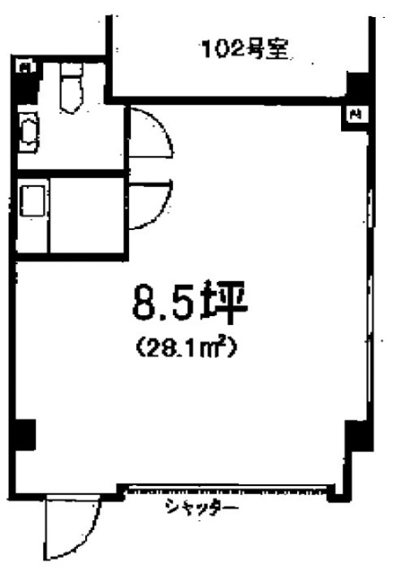 島田ビル1F 間取り図