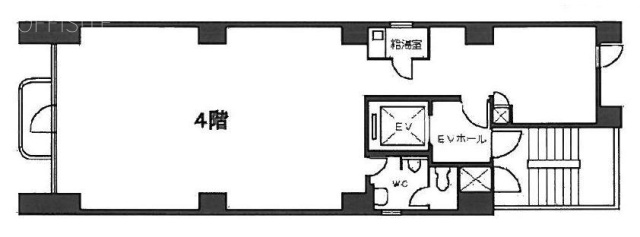 クロスサイド麹町ビル4F 間取り図