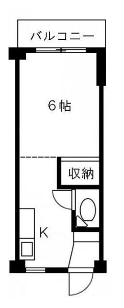 モリグチハイツ1F 間取り図