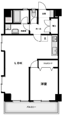 ハイネス麻布905 間取り図
