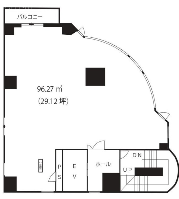 ミヤザワビル2F 間取り図