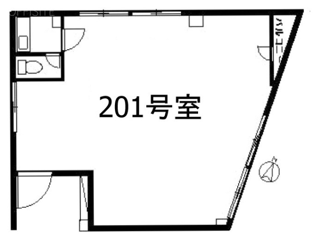 小野ビル201 間取り図