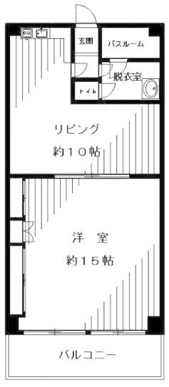 駒場ネオパレス507 間取り図