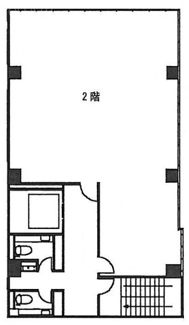 NEWS池袋グリーン大通りビル2F 間取り図