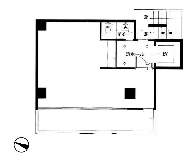 那智ビル8F 間取り図