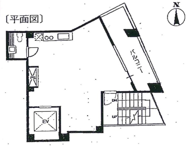 根本ビル5F 間取り図
