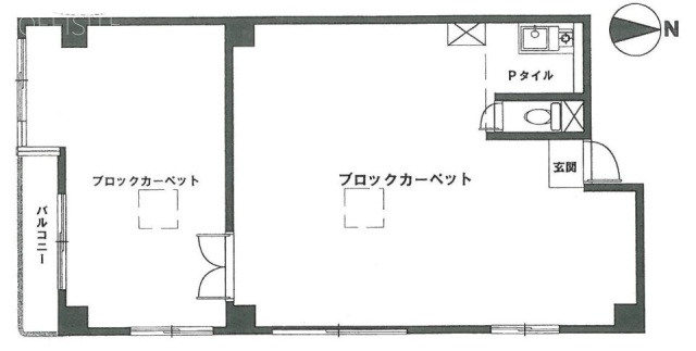 ジークレフ三田ビル3F 間取り図