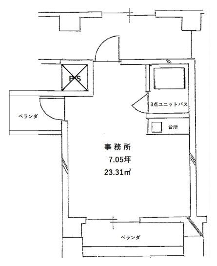 原ビル501 間取り図