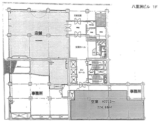 住友生命八重洲ビル1F 間取り図