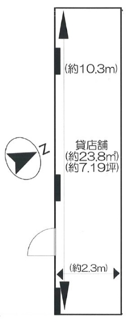 OKビル1F 間取り図