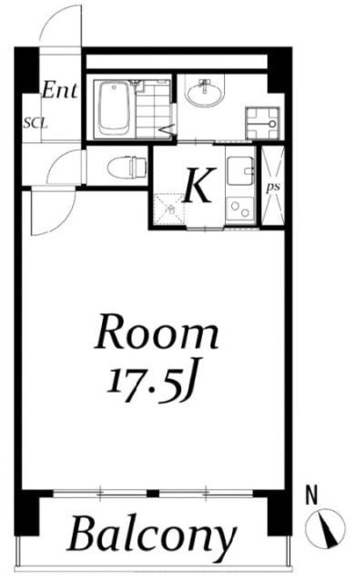 信越ビル704 間取り図