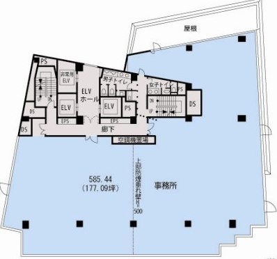 東京建物東渋谷ビル4F 間取り図