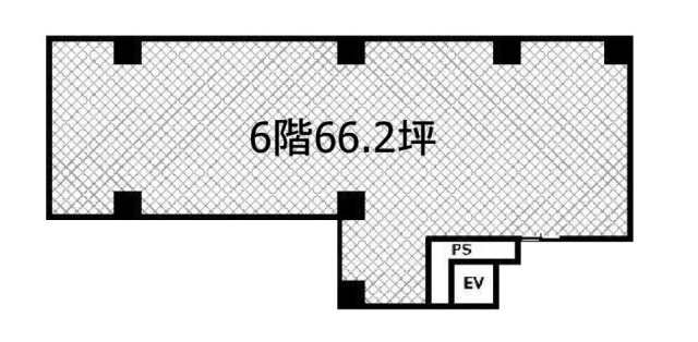 第5セントラルビル6F 間取り図