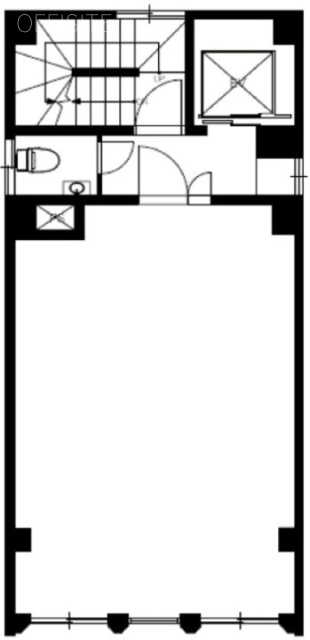 四谷三丁目アローズビル4F 間取り図