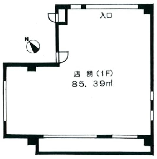 吉水ビル1F 間取り図