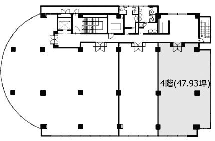 OSJ成瀬(ユニゾ成瀬)ビル4F 間取り図