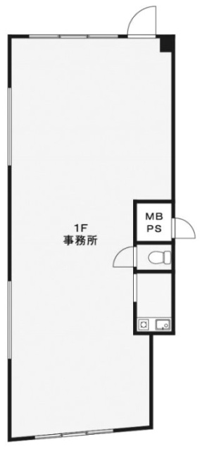 グランメール代々木103 間取り図