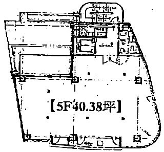 渋谷本町ビル5F 間取り図