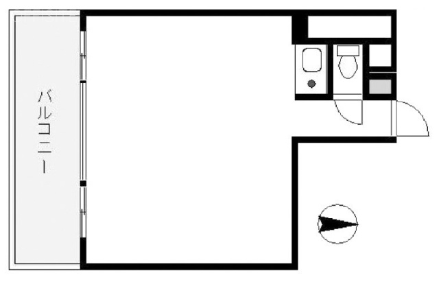 サンライトグリーンビル5F 間取り図