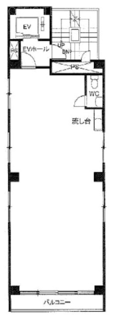 秋間ビル6F 間取り図