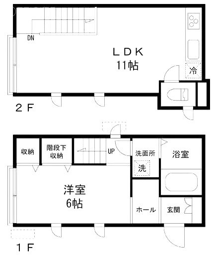 ポポラーレ千駄ヶ谷ビル101 間取り図