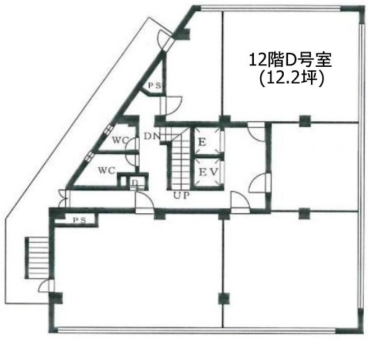 山の手ビルD 間取り図