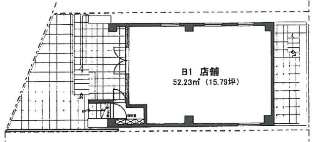 RES代々木ビルB1F 間取り図